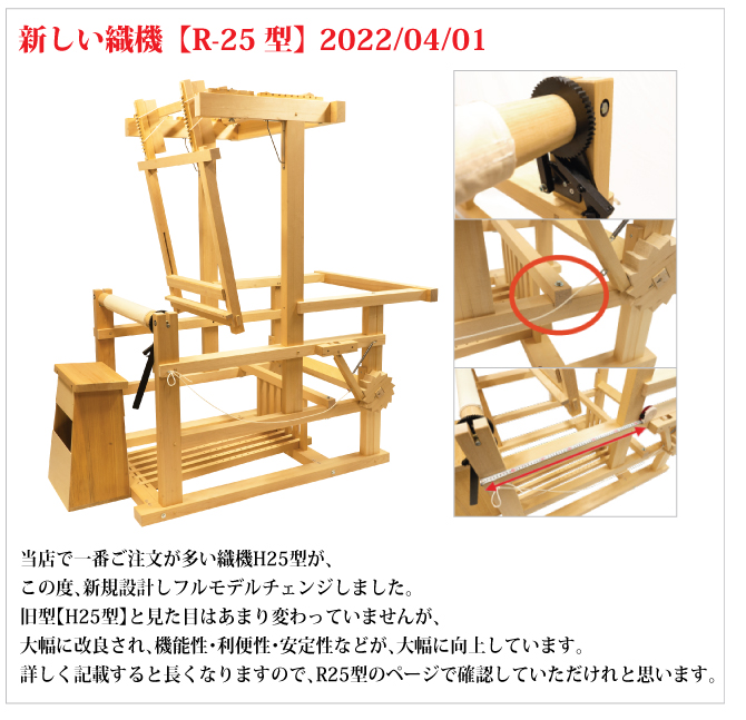 新しい織機【R-25型】