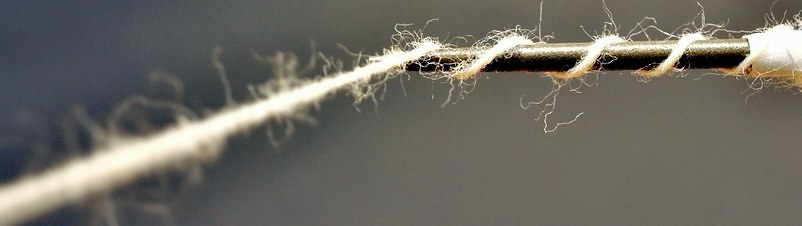 手紡ぎ用・ペルー綿を紡いだ糸