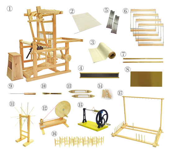 機織り機一式　稲垣機料店（その他必要な物:まとめ買いできます）